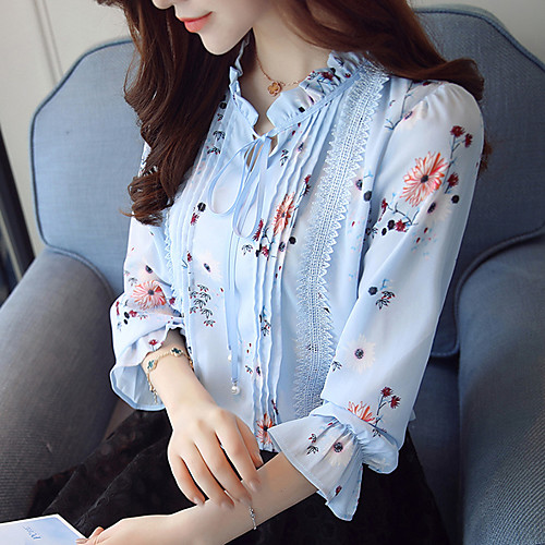 Women's Daily Work Blouse - Floral Stand Blushing Pink / Spring / Fall / Fine Stripe
Women's Daily Work Blouse - Floral Stand Blushing Pink / Spring / Fall / Fine Stripe