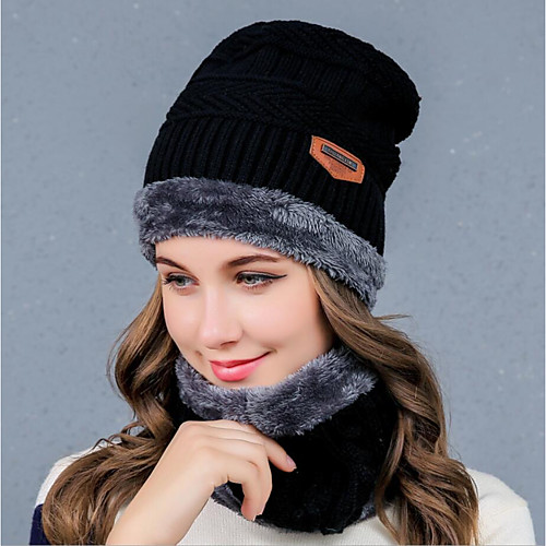 Women's Beanie / Slouchy Cotton Blend Cotton / nylon with a hint of stretch Wool Blend Headwear - Solid Colored Pure Color Fall Winter Wine Light Brown Black
Women's Beanie / Slouchy Cotton Blend Cotton / nylon with a hint of stretch Wool Blend Headwear - Solid Colored Pure Color Fall Winter Wine Light Brown Black