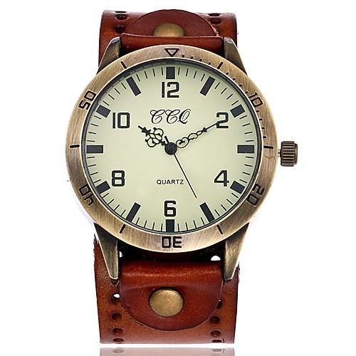 Men's Women's Wrist Watch Quartz Leather Black / White / Blue Casual Watch Analog Vintage Casual Elegant Unique Creative - Red Green Blue
Men's Women's Wrist Watch Quartz Leather Black / White / Blue Casual Watch Analog Vintage Casual Elegant Unique Creative - Red Green Blue