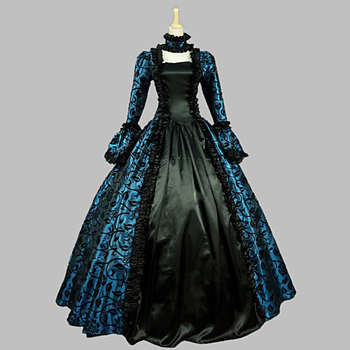 Rococo Victorian 18th Century Vacation Dress Dress Women's Girls' Satin Costume Blue Vintage Cosplay Party Prom Sleeveless Floor Length Ball Gown
Rococo Victorian 18th Century Vacation Dress Dress Women's Girls' Satin Costume Blue Vintage Cosplay Party Prom Sleeveless Floor Length Ball Gown