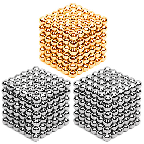 

648 pcs 3mm Magnet Toy Magnetic Balls Building Blocks Super Strong Rare-Earth Magnets Neodymium Magnet Puzzle Cube Metalic Contemporary Classic & Timeless Chic & Modern Stress and Anxiety Relief