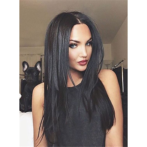Synthetic Wig Straight Straight Wig Long Natural Black Synthetic Hair Women's Black
Synthetic Wig Straight Straight Wig Long Natural Black Synthetic Hair Women's Black