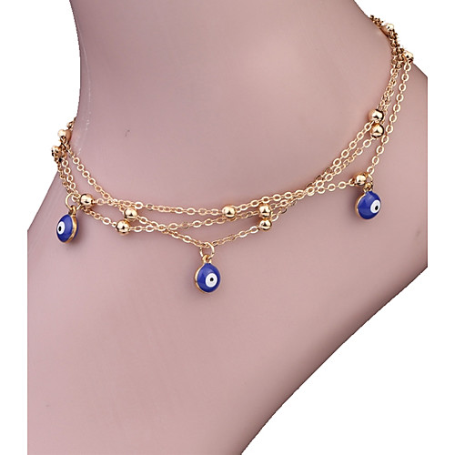 Anklet Ladies Boho Bohemian Women's Body Jewelry For Gift Casual Alloy Evil Eye Gold
Anklet Ladies Boho Bohemian Women's Body Jewelry For Gift Casual Alloy Evil Eye Gold