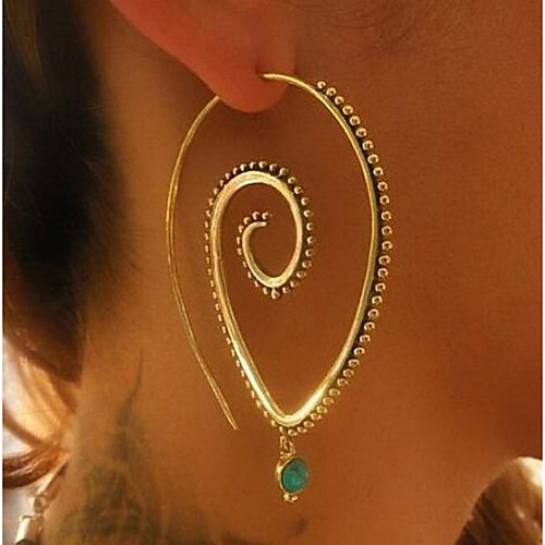 Women's Hoop Earrings Statement Ladies Earrings Jewelry Gold / Silver For Daily 1pc
Women's Hoop Earrings Statement Ladies Earrings Jewelry Gold / Silver For Daily 1pc