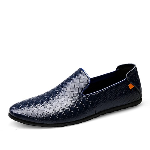 Men's Loafers & Slip-Ons Comfort Shoes Casual Leatherette Cowhide Black Blue Brown Fall Spring / Split Joint
Men's Loafers & Slip-Ons Comfort Shoes Casual Leatherette Cowhide Black Blue Brown Fall Spring / Split Joint