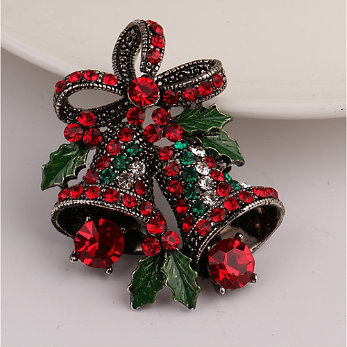 Women's Brooches Classic Bell Ladies Rhinestone Brooch Jewelry Gold For Christmas Gift
Women's Brooches Classic Bell Ladies Rhinestone Brooch Jewelry Gold For Christmas Gift