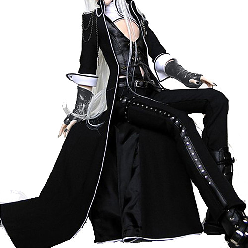 Vampire Plague Doctor Gothic Lolita Punk Outfits Men's Women's PU Leather Leather Japanese Cosplay Costumes Black Solid Colored Poet Sleeve Long Sleeve Ankle Length / Vest / Pants / Gloves / Coat
Vampire Plague Doctor Gothic Lolita Punk Outfits Men's Women's PU Leather Leather Japanese Cosplay Costumes Black Solid Colored Poet Sleeve Long Sleeve Ankle Length / Vest / Pants / Gloves / Coat