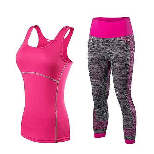 Women's Yoga Pants With Top Black / Red Black / Yellow Purple Zumba Fitness Gym Workout High Waist Tank Top Capri Leggings Clothing Suit Sleeveless Sport Activewear Tummy Control Breathable Quick Dry
Women's Yoga Pants With Top Black / Red Black / Yellow Purple Zumba Fitness Gym Workout High Waist Tank Top Capri Leggings Clothing Suit Sleeveless Sport Activewear Tummy Control Breathable Quick Dry