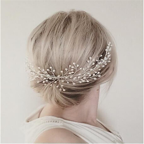Imitation Pearl / Alloy Hair Combs / Headwear with Floral 1pc Wedding / Special Occasion / Party / Evening Headpiece
Imitation Pearl / Alloy Hair Combs / Headwear with Floral 1pc Wedding / Special Occasion / Party / Evening Headpiece