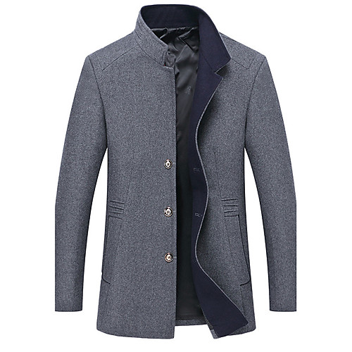 Men's Overcoat Solid Colored Simple Fall Pea Coat Regular Daily Long Sleeve Acrylic Coat Tops Wine
Men's Overcoat Solid Colored Simple Fall Pea Coat Regular Daily Long Sleeve Acrylic Coat Tops Wine