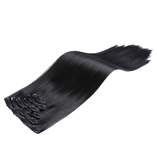 EEWigs Human Hair Extensions Straight Classic Synthetic Hair Hair Extension Clip In Daily
EEWigs Human Hair Extensions Straight Classic Synthetic Hair Hair Extension Clip In Daily