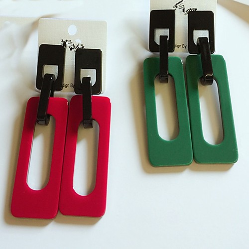 Women's Stud Earrings Drop Earrings Ladies Simple Style Fashion Earrings Jewelry Red / Green For Casual Going out
Women's Stud Earrings Drop Earrings Ladies Simple Style Fashion Earrings Jewelry Red / Green For Casual Going out