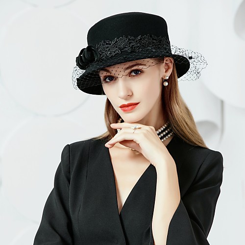 Wool / Tulle Kentucky Derby Hat / Hats with 1 Special Occasion / Party / Evening / Tea Party Headpiece
Wool / Tulle Kentucky Derby Hat / Hats with 1 Special Occasion / Party / Evening / Tea Party Headpiece