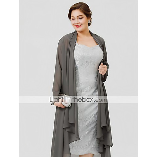 Long Sleeve Coats / Jackets Chiffon Wedding / Party / Evening Women's Wrap With Draping / Solid
Long Sleeve Coats / Jackets Chiffon Wedding / Party / Evening Women's Wrap With Draping / Solid