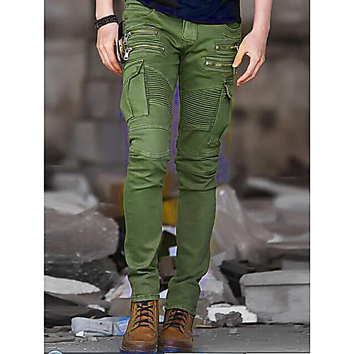 Men's Punk & Gothic Military Slim Daily Sports Sweatpants Tactical Cargo Pants Solid Colored Full Length Black Army Green
Men's Punk & Gothic Military Slim Daily Sports Sweatpants Tactical Cargo Pants Solid Colored Full Length Black Army Green