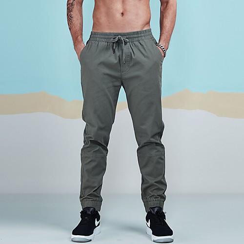 Men's Cotton Daily Sports Straight Loose Sweatpants Pants Solid Colored Full Length Army Green
Men's Cotton Daily Sports Straight Loose Sweatpants Pants Solid Colored Full Length Army Green