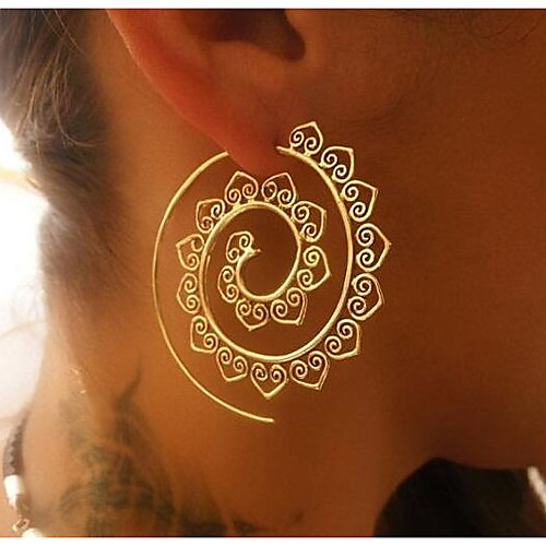 Women's Hoop Earrings Geometrical Ladies Geometric Natural Earrings Jewelry Gold / Silver For Daily Casual
Women's Hoop Earrings Geometrical Ladies Geometric Natural Earrings Jewelry Gold / Silver For Daily Casual