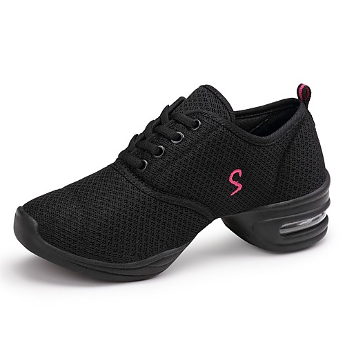 Women's Dance Sneakers Practice Trainning Dance Shoes Sneaker Splicing Flat Heel White Black Red Lace-up
Women's Dance Sneakers Practice Trainning Dance Shoes Sneaker Splicing Flat Heel White Black Red Lace-up