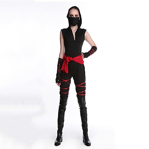 Ninja Cosplay Costume Masquerade Women's Halloween Carnival New Year Festival / Holiday Poly / Cotton Black Women's Easy Carnival Costumes / Pants / Top / Top / Pants
Ninja Cosplay Costume Masquerade Women's Halloween Carnival New Year Festival / Holiday Poly / Cotton Black Women's Easy Carnival Costumes / Pants / Top / Top / Pants