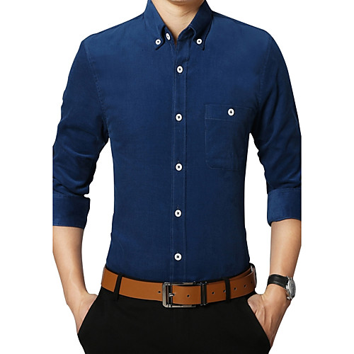 Men's Shirt Solid Colored Plus Size Long Sleeve Daily Tops Cotton Chinoiserie Black Blue Wine
Men's Shirt Solid Colored Plus Size Long Sleeve Daily Tops Cotton Chinoiserie Black Blue Wine