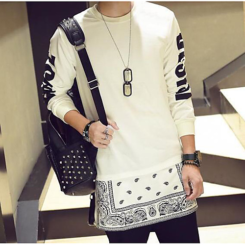Men's Sweatshirt Paisley Print Round Neck Weekend Streetwear Hoodies Sweatshirts Long Sleeve Slim White Black
Men's Sweatshirt Paisley Print Round Neck Weekend Streetwear Hoodies Sweatshirts Long Sleeve Slim White Black