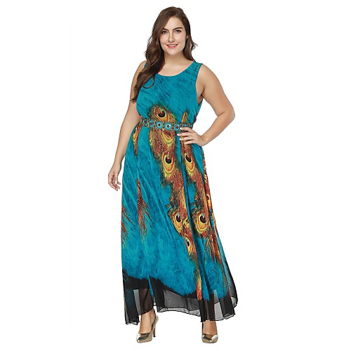 Women's Loose Maxi long Dress Green Sleeveless Print Summer Round Neck Boho XL XXL 3XL 4XL 5XL 6XL 7XL 8XL / Plus Size
Women's Loose Maxi long Dress Green Sleeveless Print Summer Round Neck Boho XL XXL 3XL 4XL 5XL 6XL 7XL 8XL / Plus Size
