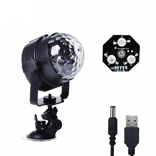U'King Disco Lights Party Light LED Stage Light / Spot Light Sound-Activated / Music-Activated 6 W For Home / Outdoor / Party Portable RGB White for Dance Party Wedding DJ Disco Show Lighting
U'King Disco Lights Party Light LED Stage Light / Spot Light Sound-Activated / Music-Activated 6 W For Home / Outdoor / Party Portable RGB White for Dance Party Wedding DJ Disco Show Lighting