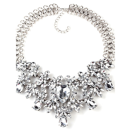 Women's Cubic Zirconia Pendant Necklace Geometrical Ladies Elegant Chunky Crystal Alloy White Black Necklace Jewelry For Wedding Ceremony
Women's Cubic Zirconia Pendant Necklace Geometrical Ladies Elegant Chunky Crystal Alloy White Black Necklace Jewelry For Wedding Ceremony
