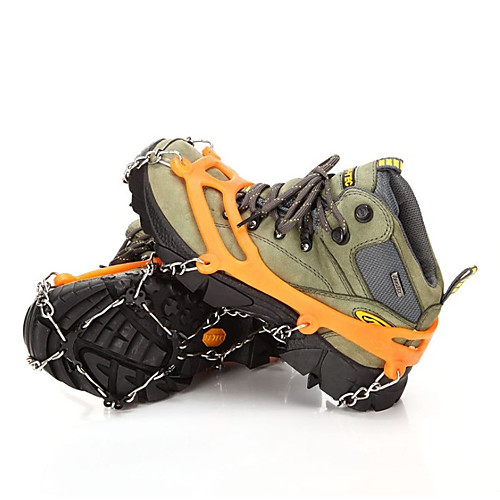 Traction Cleats Crampons Outdoor Non-Slip Scratch Resistant Metalic Silicone Camping / Hiking Hiking Climbing 2 pcs Black Orange
Traction Cleats Crampons Outdoor Non-Slip Scratch Resistant Metalic Silicone Camping / Hiking Hiking Climbing 2 pcs Black Orange