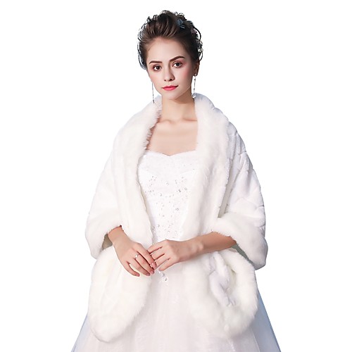 Sleeveless Shawls Faux Fur Wedding / Party / Evening Women's Wrap With Smooth
Sleeveless Shawls Faux Fur Wedding / Party / Evening Women's Wrap With Smooth