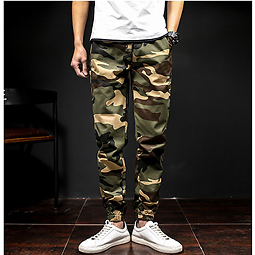 Men's Casual Military Cotton Slim Daily Weekend Sweatpants Pants Patchwork Full Length Basic Army Green Gray / Spring / Fall
Men's Casual Military Cotton Slim Daily Weekend Sweatpants Pants Patchwork Full Length Basic Army Green Gray / Spring / Fall