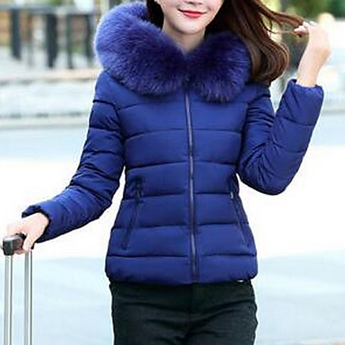 Women's Padded Parka Casual Plus Size Solid Colored Cotton Long Sleeve White / Black / Blue L / XL / XXL
Women's Padded Parka Casual Plus Size Solid Colored Cotton Long Sleeve White / Black / Blue L / XL / XXL
