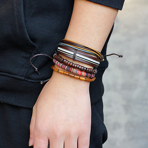 Men's Bracelet Rope Statement Rock Hip-Hop Oversized Cord Bracelet Jewelry Brown For Daily Casual
Men's Bracelet Rope Statement Rock Hip-Hop Oversized Cord Bracelet Jewelry Brown For Daily Casual