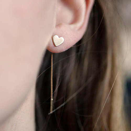 Women's Pendant Dangle Earrings Jacket Earrings Heart Love Personalized Simple Dangling European Simple Style Fashion Earrings Jewelry Silvery / Gold For Party Daily Casual
Women's Pendant Dangle Earrings Jacket Earrings Heart Love Personalized Simple Dangling European Simple Style Fashion Earrings Jewelry Silvery / Gold For Party Daily Casual