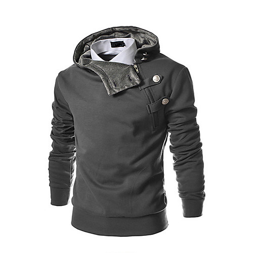 Men's Plus Size Hoodie Solid Colored Stand Collar Daily Sports Weekend Active Basic Hoodies Sweatshirts Long Sleeve White Black Dark Gray / Spring / Fall / Winter
Men's Plus Size Hoodie Solid Colored Stand Collar Daily Sports Weekend Active Basic Hoodies Sweatshirts Long Sleeve White Black Dark Gray / Spring / Fall / Winter