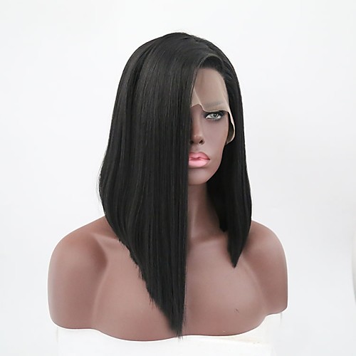 Synthetic Lace Front Wig Straight Straight Bob Lace Front Wig Medium Length Natural Black Synthetic Hair Women's Black
Synthetic Lace Front Wig Straight Straight Bob Lace Front Wig Medium Length Natural Black Synthetic Hair Women's Black