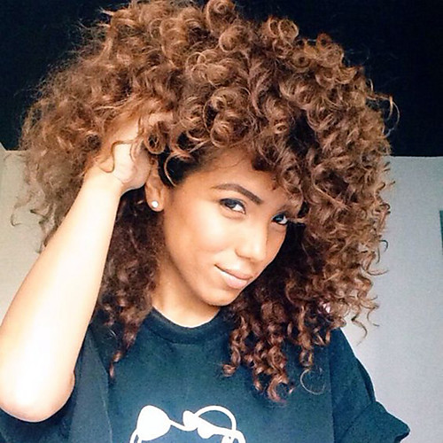 Synthetic Wig Curly Curly Wig Medium Length Brown Synthetic Hair Women's African American Wig Brown
Synthetic Wig Curly Curly Wig Medium Length Brown Synthetic Hair Women's African American Wig Brown