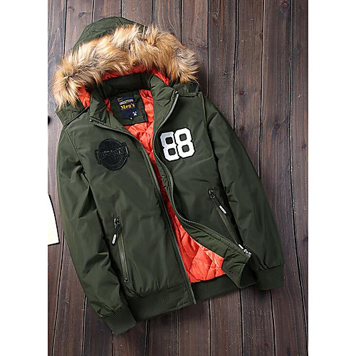 Men's Padded Parka Daily Going out Streetwear Color Block Polyester Long Sleeve Black / Army Green / Navy Blue L / XL / XXL
Men's Padded Parka Daily Going out Streetwear Color Block Polyester Long Sleeve Black / Army Green / Navy Blue L / XL / XXL