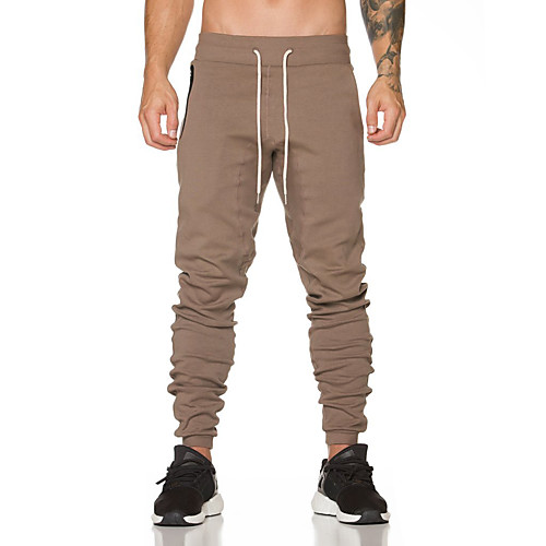 Men's Simple Vintage Plus Size Cotton Sports Skinny Sweatpants Pants Solid Colored Full Length Black Khaki
Men's Simple Vintage Plus Size Cotton Sports Skinny Sweatpants Pants Solid Colored Full Length Black Khaki