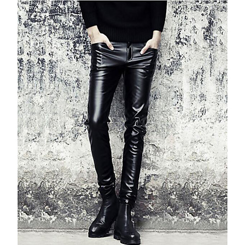 Men's Punk & Gothic Skinny Going out Chinos Pants Solid Colored Full Length Black / Fall
Men's Punk & Gothic Skinny Going out Chinos Pants Solid Colored Full Length Black / Fall