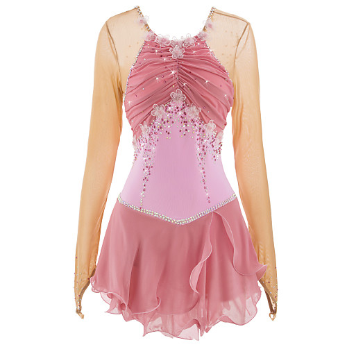 Figure Skating Dress Women's Girls' Ice Skating Dress Dark purple Dark red Frost Green Flower High Elasticity Competition Skating Wear Handmade Classic Long Sleeve Ice Skating Figure Skating
Figure Skating Dress Women's Girls' Ice Skating Dress Dark purple Dark red Frost Green Flower High Elasticity Competition Skating Wear Handmade Classic Long Sleeve Ice Skating Figure Skating