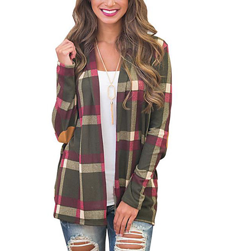 Women's Shirt Plaid Color Block Geometric Long Sleeve Going out Tops Cotton Streetwear Boho Purple Red Green
Women's Shirt Plaid Color Block Geometric Long Sleeve Going out Tops Cotton Streetwear Boho Purple Red Green