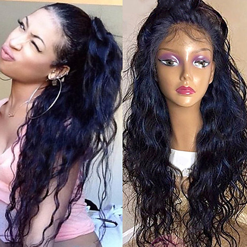 Human Hair Lace Front Wig with Baby Hair Kardashian style Brazilian Hair Water Wave Natural Black Wig 130% Density 8-30 inch with Baby Hair Natural Hairline Unprocessed Glueless Women's Long Human
Human Hair Lace Front Wig with Baby Hair Kardashian style Brazilian Hair Water Wave Natural Black Wig 130% Density 8-30 inch with Baby Hair Natural Hairline Unprocessed Glueless Women's Long Human