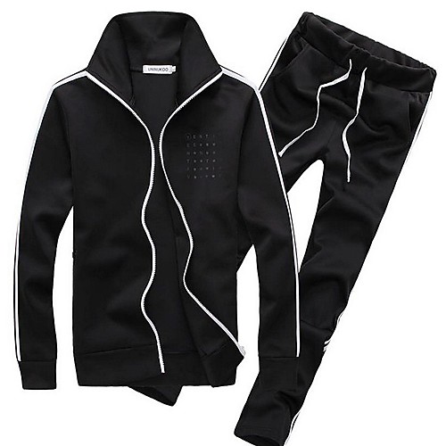 Men's Tracksuit Running T-Shirt With Pants Running Shirt Casual Athleisure Long Sleeve Winter Trainer Walking Fitness Fitness Running Sportswear Solid Colored Tracksuit Athleisure Wear Black Grey
Men's Tracksuit Running T-Shirt With Pants Running Shirt Casual Athleisure Long Sleeve Winter Trainer Walking Fitness Fitness Running Sportswear Solid Colored Tracksuit Athleisure Wear Black Grey