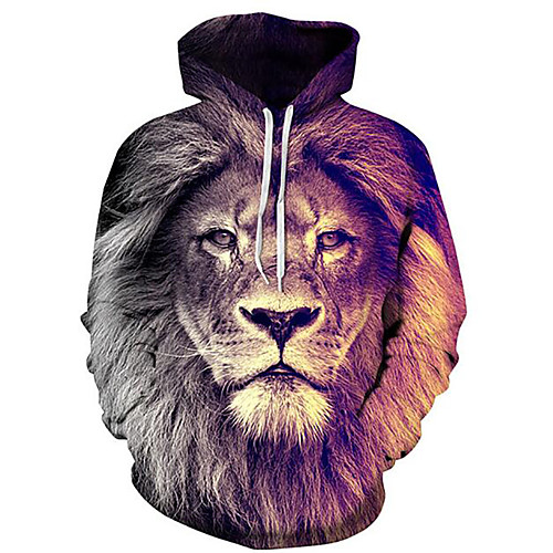 Men's Plus Size Hoodie 3D Animal Print Hooded Daily Hoodies Sweatshirts Long Sleeve Gray / Spring / Winter
Men's Plus Size Hoodie 3D Animal Print Hooded Daily Hoodies Sweatshirts Long Sleeve Gray / Spring / Winter