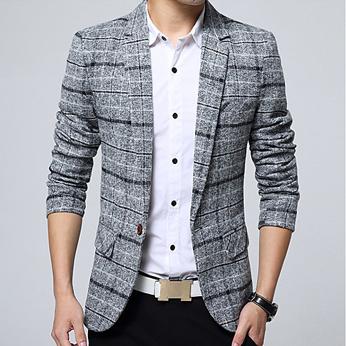 Khaki / Navy Blue / Gray Plaid Cotton Men's Suit - Shirt Collar / Party / Fall / Winter / Long Sleeve
Khaki / Navy Blue / Gray Plaid Cotton Men's Suit - Shirt Collar / Party / Fall / Winter / Long Sleeve