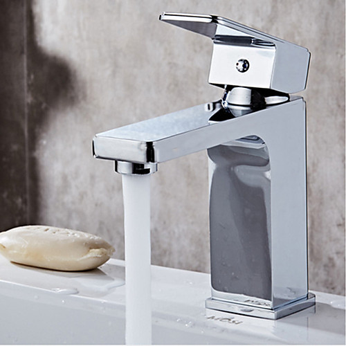 Bathroom Sink Faucet - Standard Chrome Centerset Single Handle One HoleBath Taps
Bathroom Sink Faucet - Standard Chrome Centerset Single Handle One HoleBath Taps