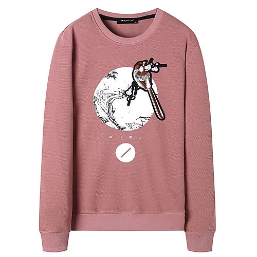 Men's Plus Size Sweatshirt Lolita Sporty Round Neck Going out Casual / Daily Hoodies Sweatshirts Long Sleeve White Black Blushing Pink / Fall / Winter
Men's Plus Size Sweatshirt Lolita Sporty Round Neck Going out Casual / Daily Hoodies Sweatshirts Long Sleeve White Black Blushing Pink / Fall / Winter