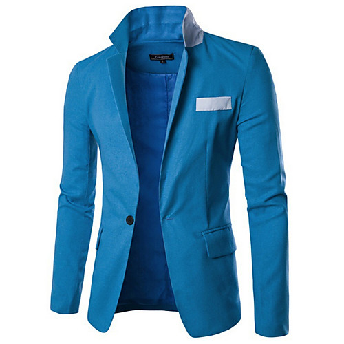 White / Blue / Yellow Solid Colored Slim Polyester Men's Suit - Notch lapel collar / Spring / Long Sleeve / Work
White / Blue / Yellow Solid Colored Slim Polyester Men's Suit - Notch lapel collar / Spring / Long Sleeve / Work