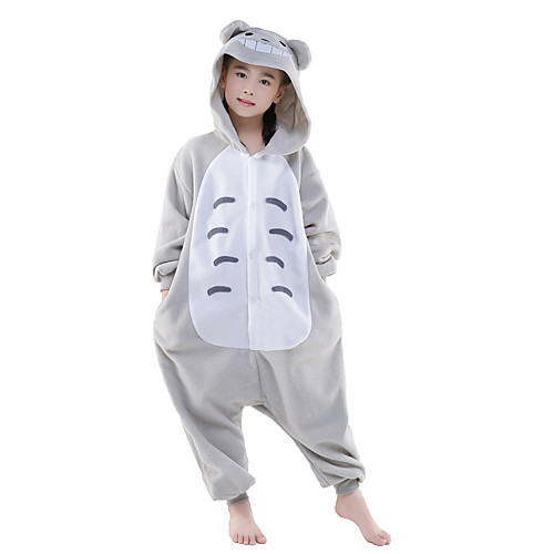 Kid's Kigurumi Pajamas Anime Totoro Onesie Pajamas Polar Fleece Gray Cosplay For Boys and Girls Animal Sleepwear Cartoon Halloween Festival / Holiday
Kid's Kigurumi Pajamas Anime Totoro Onesie Pajamas Polar Fleece Gray Cosplay For Boys and Girls Animal Sleepwear Cartoon Halloween Festival / Holiday